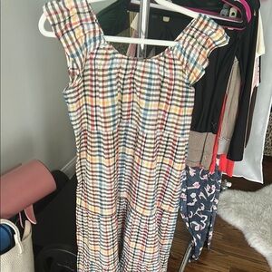 LOFT Multicolor Plaid Women's Dress